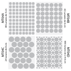 MT04 - Lunares - Color a Elección - 1 color por plancha - comprar online