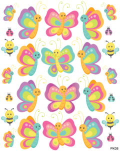 Modelo PK08 Mariposas y Abejas - Medida Lamina 50x40 cm en internet