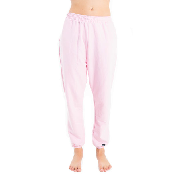 JOGGING UNISEX DE ALGODON ELASTIZADO ROSA nopal