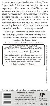 Folhetos para evangelização - Força para viver (1000)