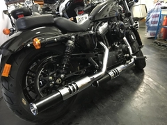 PONTEIRAS HARLEY DAVIDSON SPORTSTER 3" - CORTE RETO - Rota 13 Custom