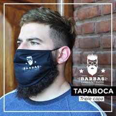 TapaBoca triple capa Barbas Argentinas