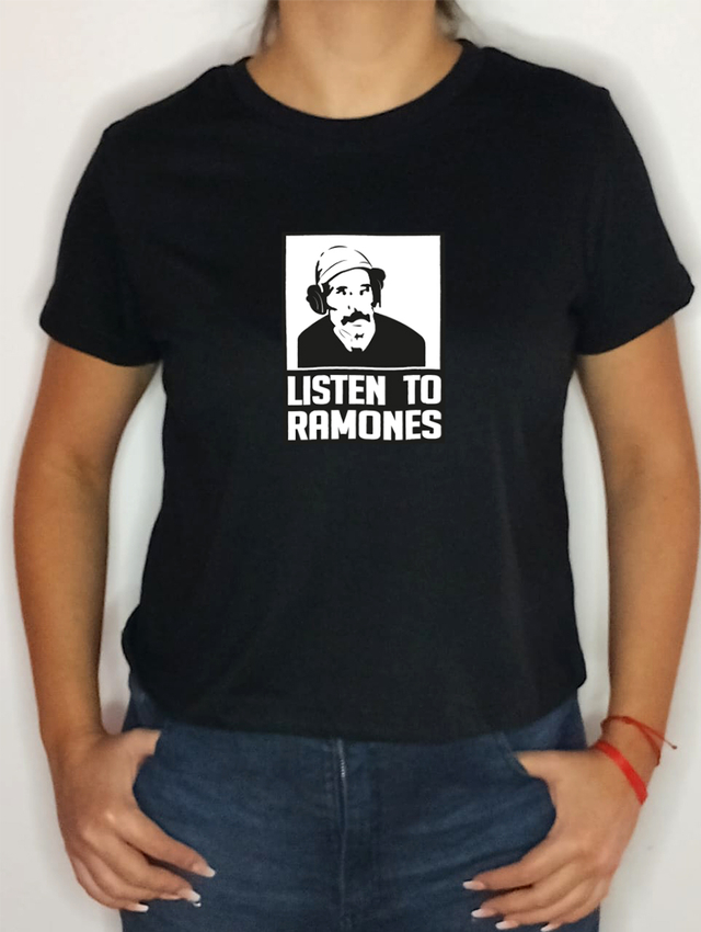 Remera de los ramones para mujer hot sale