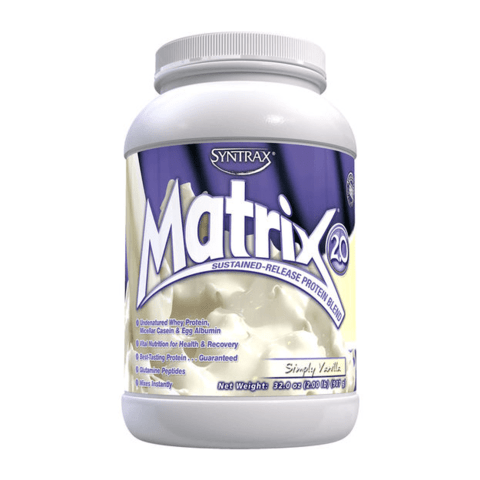 Pote de Whey Protein de 900G Simply Vanilla MATRIX - SYNTRAX