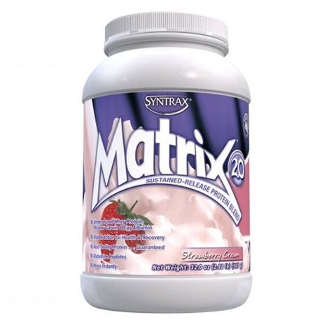 Pote de Whey Protein de 900G Simply Vanilla MATRIX - SYNTRAX