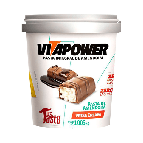 VITAPOWER PASTA DE AMENDOIM PRESS CREAM 1,005KG - MRS TASTE