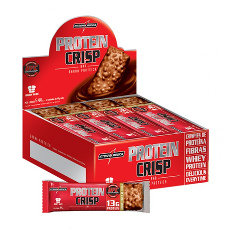 PROTEIN CRISP BAR 45G C/12 UNIDADES - INTEGRALMÉDICA