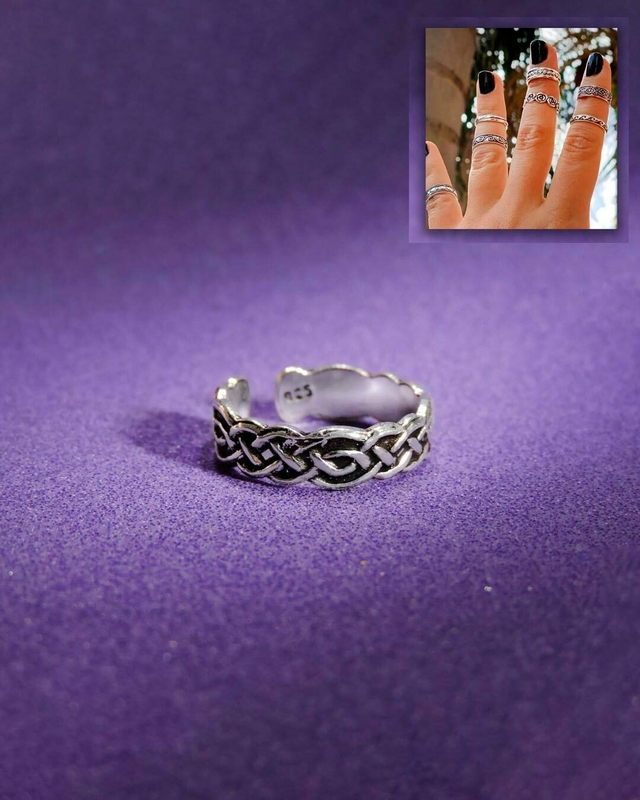 Anillos falange plata sales