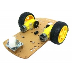 Kit Chassi em Acrílico 2 Rodas para Arduino - RECICOMP - Arduino, Robótica e Embarcados