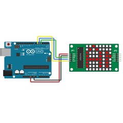 Módulo Matriz de LED 8x8 com MAX7219 - RECICOMP - Arduino, Robótica e Embarcados