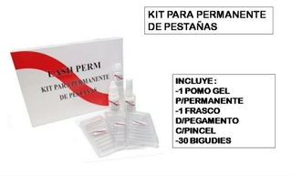 KIT PERMANENTE DE PESTAÑAS MARCA LASH PERM * PARA VARIOS SERVICIOS - TODOPELUQUERIAS