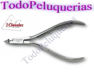 ALICATE CORTA CUTICULA PROFESIONAL DE 10 cm. MARCA 3 CLAVELES MODELO 6524 * ESPAÑA - comprar online