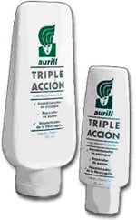 TRIPLE ACCION ACONDICIONADOR / REPARADOR DE PUNTAS / VOLUMINIZADOR MARCA AURILL POR 100 GRS.