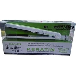 PLANCHA MARCA BABYLISS NANOTITANIUM CON 230°C KERATIN BRAZILIAN TECH NANO TITANIUM 9559 PARA ALISADO PROGRESIVOS (BY) - TODOPELUQUERIAS