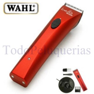 CORTADORA PATILLERA PROFESIONAL RECARGABLE MARCA WAHL MODELO BELLA ROJA