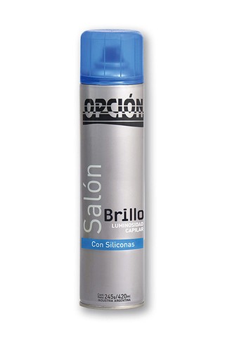 BRILLO SILICONADO LINEA SALON POR 420 ml MARCA OPCION - TODOPELUQUERIAS