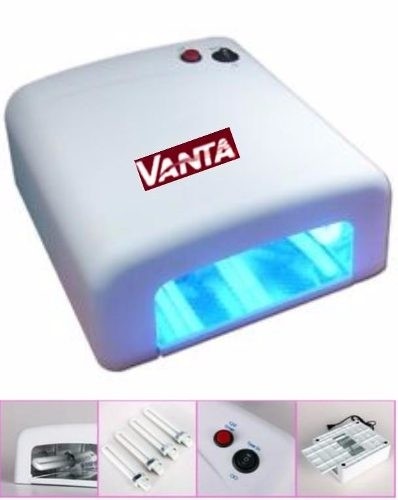 CABINA UV PARA MANOS Y PIES DE 36 WATT MARCA VANTA MODELO 308 CON TIMER * PARA GEL ó SEMIPERMANENTE