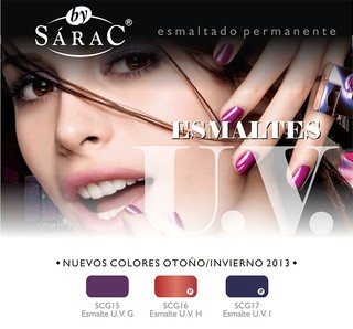 Esmalte Permanente Uñas Marca SARAC por 17ml Para secado con Cabina Uv * LIQUIDACION ULTIMAS UNIDADES* - comprar online