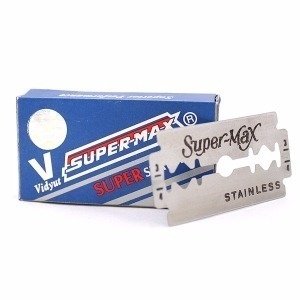 10 REPUESTOS PARA NAVAJAS ó MAQUINAS DE AFEITAR MARCA SUPERMAX ORIGINALES SIMIL GILLETTE (10 hojas) * EUROSTIL