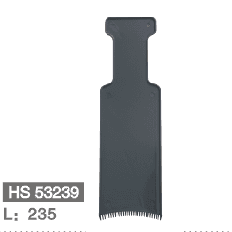 PALETA PLASTICA LARGA PARA MECHAS * TINTURA * DECOLORACION MODELO HS53039 * 34x8cm. - comprar online