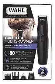 CORTADORA INALAMBRICA MARCA WAHL MODELO TRIM TOTAL MULTIGROOMER 3 EN 1