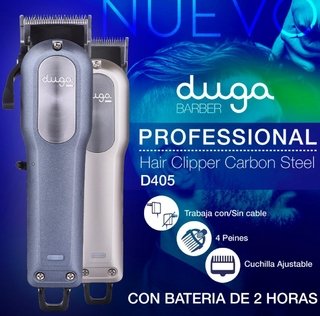 CORTADORA PROFESIONAL RECARGABLE MARCA DUGA MODELO D405