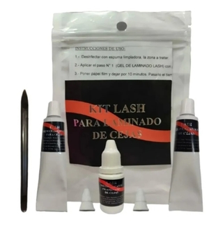 KIT PARA LAMINADO DE CEJAS MARCA LASH PERM * PARA 100 SERVICIOS APROXIMADAMENTE