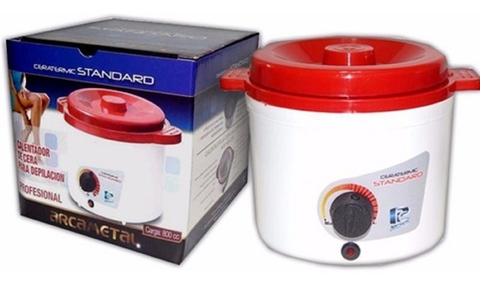 DEPILADOR * FUNDIDOR DE CERA MARCA ARCAMETAL MODELO CERATERMIC STANDAR PARA 800 grs. CON REGULADOR DE TEMPERATURA 010005