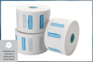 5 ROLLOS PAPEL PROTECTOR CUELLO POR 500 SERVICIOS GENERICOS * BARBERIA PELUQUERIA TINTURA - tienda online