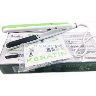 PLANCHA MARCA BABYLISS NANOTITANIUM CON 230°C KERATIN BRAZILIAN TECH NANO TITANIUM 9559 PARA ALISADO PROGRESIVOS (BY) - tienda online