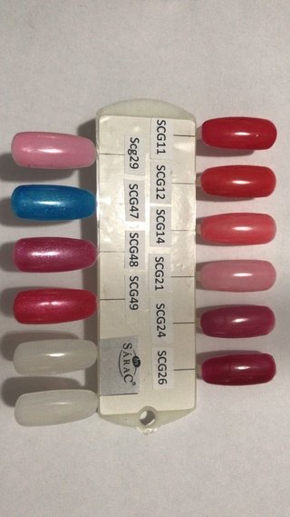 Esmalte Permanente Uñas Marca SARAC por 17ml Para secado con Cabina Uv * LIQUIDACION ULTIMAS UNIDADES* - TODOPELUQUERIAS