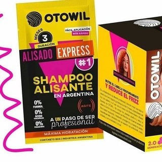 SHAMPOO ALISANTE SIN FORMOL EN SACHET DE 50 grs. MARCA OTOWIL