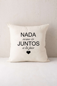 Funda de almohadon 50x50 con frases - comprar online