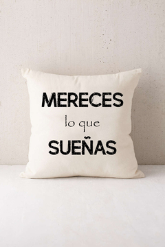 Funda de almohadon 50x50 con frases - RunForest