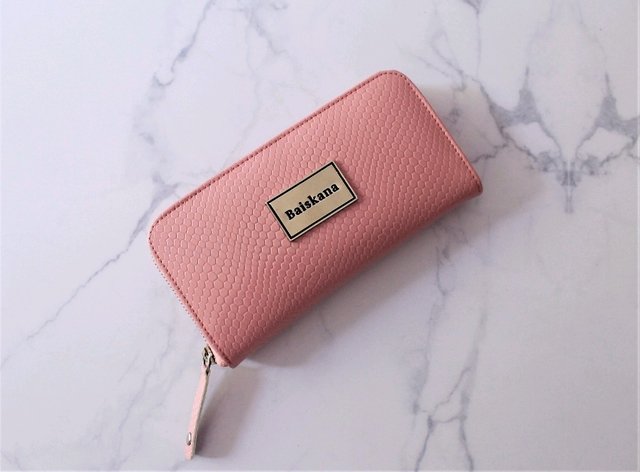 Billetera rosa reptil Comprar en Baiskana