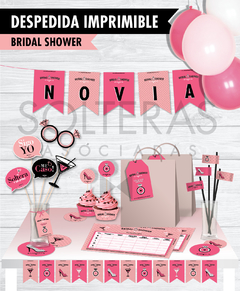Kit Bridal Shower - Imprimible - tienda online