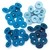 We R Memory keepers Eyelets Eyelets Wide 40/Pkg Aluminium Blue