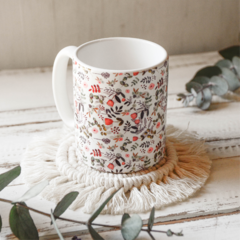 TAZA ESTAMPADA FLORCITAS - comprar online