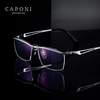 Caponi* 1489 Armação de Óculos Masculino Pure Titanium Italian Design