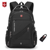 Ruishisaber* 1418 Mochila Masculina Oxford Cadeado Segredo Swistsngr