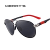 Merry's* 8404 Óculos de Sol Masculino Alumínio Polarizado
