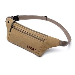 Sports* 2796 Pochete Masculina Canvas Lona Militar Algodão