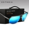 Veithdia* 6521 Óculos De Sol Masculino Quadrado Alumínio E Magnésio