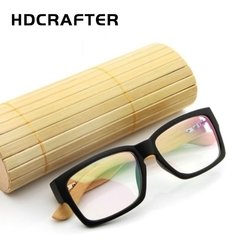 Hdcrafter* 2036 Armação De Óculos Masculino Bamboo