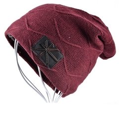 Gorro Lã Malha Algodão Forro Veludo Kissbaobei* 16006 na internet