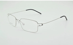 Taghezekiah* 4714 Armação De Óculos Masculino Retangular Titânio - Simple Market