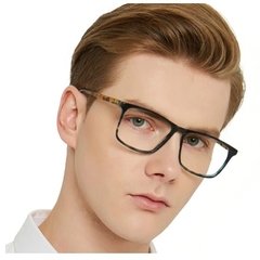Occi Chiari* 3387 Armação de Óculos Masculino Retangular Acetato - Simple Market