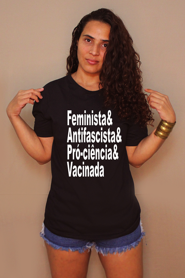 Camiseta Feminista Antifascista - MinKa Camisetas