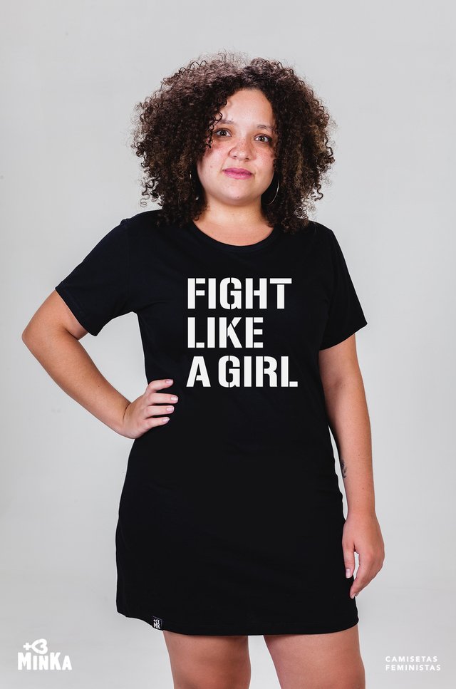 Camiseta fight online like a girl