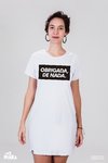 Vestido Obrigada, De Nada - MinKa Camisetas Feministas